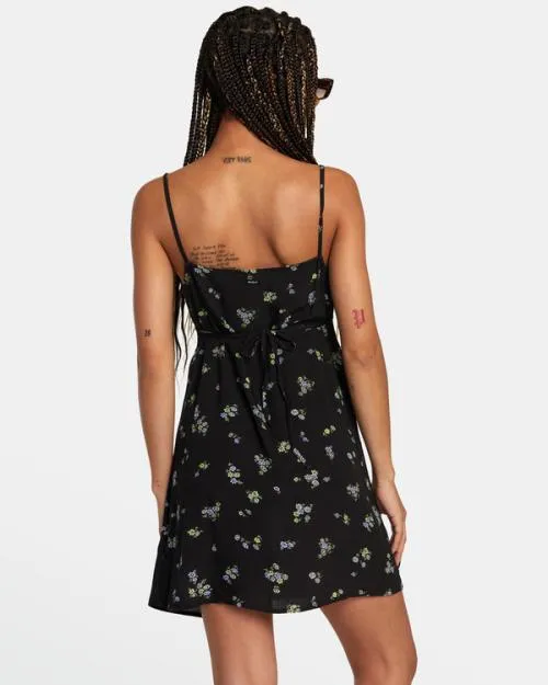 Rvca Hillside Mini Dress Rvca Black Women Dresses and Rompers