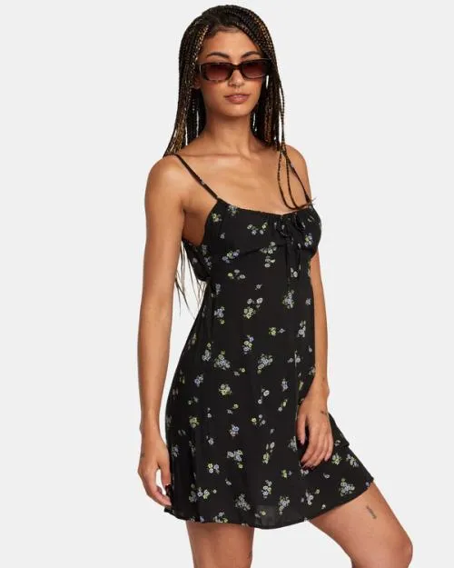 Rvca Hillside Mini Dress Rvca Black Women Dresses and Rompers