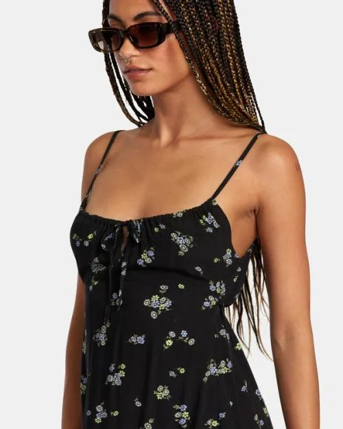 Rvca Hillside Mini Dress Rvca Black Women Dresses and Rompers
