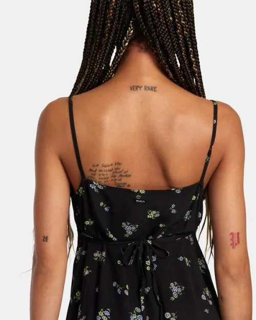 Rvca Hillside Mini Dress Rvca Black Women Dresses and Rompers