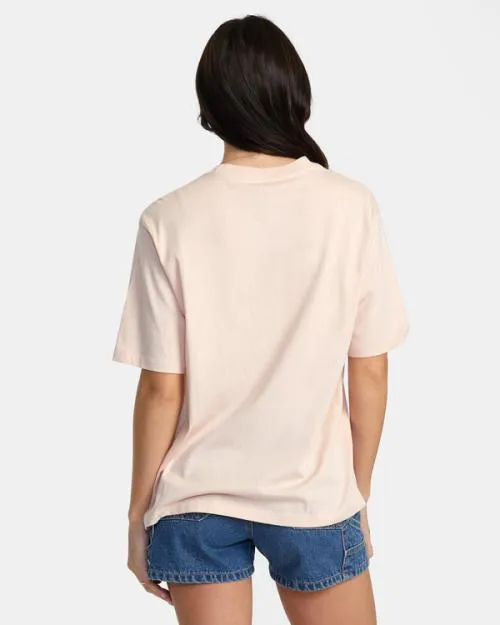 Rvca Island Vibes TShirt Rosewater Women Tees and Tanks