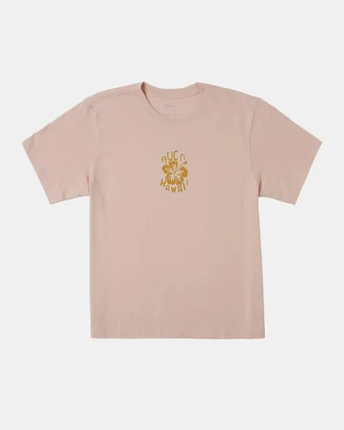 Rvca Island Vibes TShirt Rosewater Women Tees and Tanks