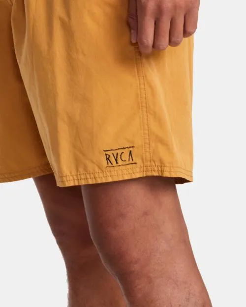 Rvca Opposites Elastic Waist 2 Boardshorts 17034 Apple Cinnamon Men Boardshorts