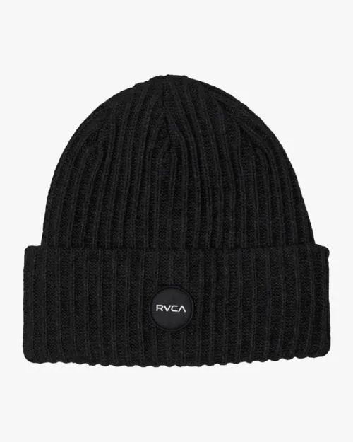 Rvca PM Knit Beanie Black Men Hats and Beanies
