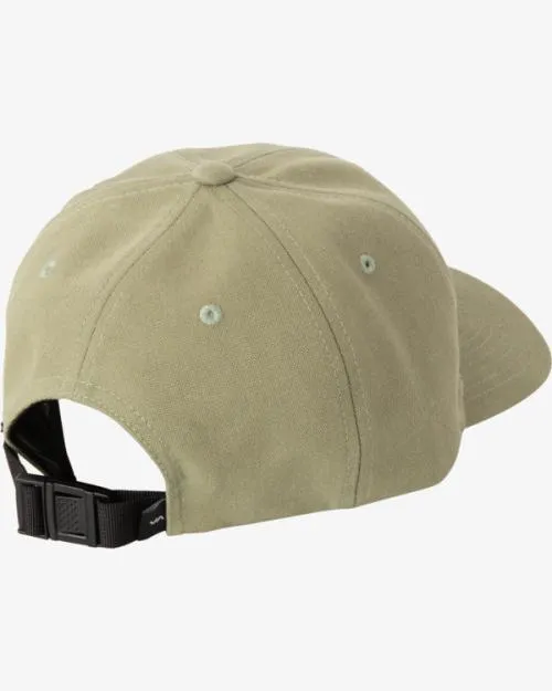 Rvca Ptc Clipback Hat Avocado Men Hats and Beanies