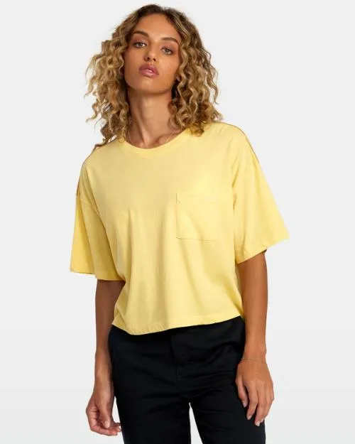 Rvca PTC Tee Golden Women Tees and Tanks
