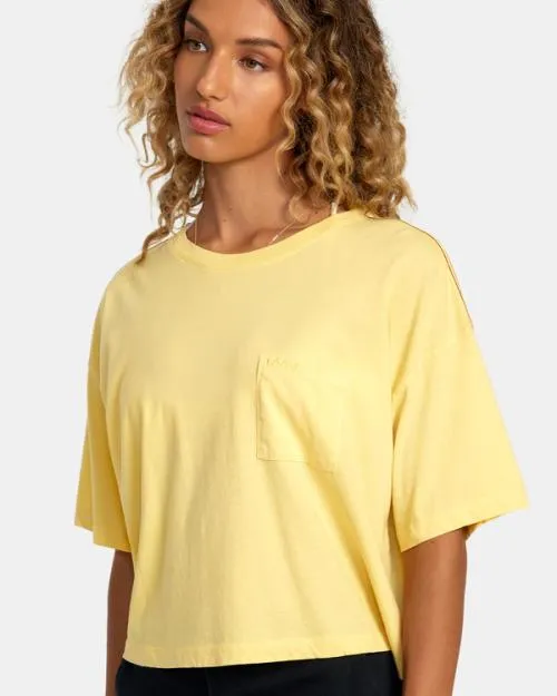 Rvca PTC Tee Golden Women Tees and Tanks