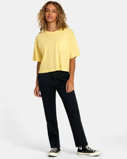 Rvca PTC Tee Golden Women Tees and Tanks