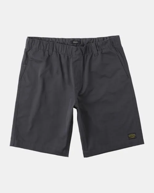 Rvca Recession Collection Americana Elasticized 20034 Shorts Garage Blue Men Shorts and Hybrids