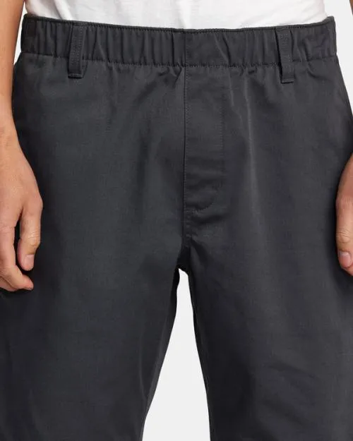 Rvca Recession Collection Americana Elasticized 20034 Shorts Garage Blue Men Shorts and Hybrids