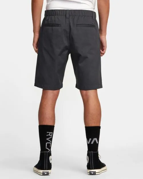 Rvca Recession Collection Americana Elasticized 20034 Shorts Garage Blue Men Shorts and Hybrids
