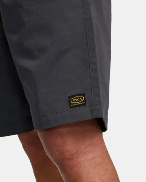 Rvca Recession Collection Americana Elasticized 20034 Shorts Garage Blue Men Shorts and Hybrids