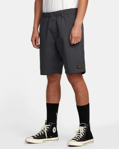 Rvca Recession Collection Americana Elasticized 20034 Shorts Garage Blue Men Shorts and Hybrids