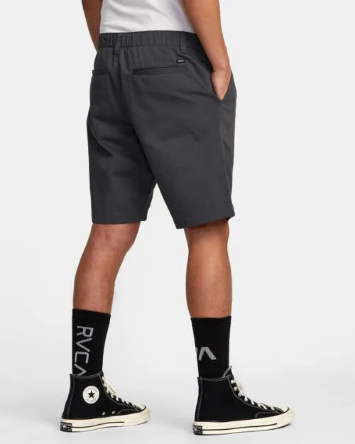 Rvca Recession Collection Americana Elasticized 20034 Shorts Garage Blue Men Shorts and Hybrids