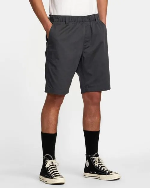 Rvca Recession Collection Americana Elasticized 20034 Shorts Garage Blue Men Shorts and Hybrids