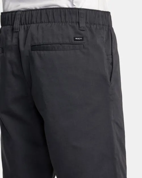 Rvca Recession Collection Americana Elasticized 20034 Shorts Garage Blue Men Shorts and Hybrids