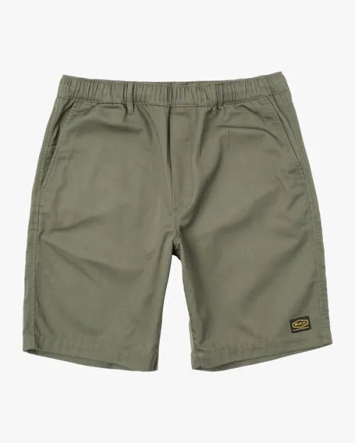 Rvca Recession Collection Americana Elasticized 20034 Shorts Olive Men Shorts and Hybrids