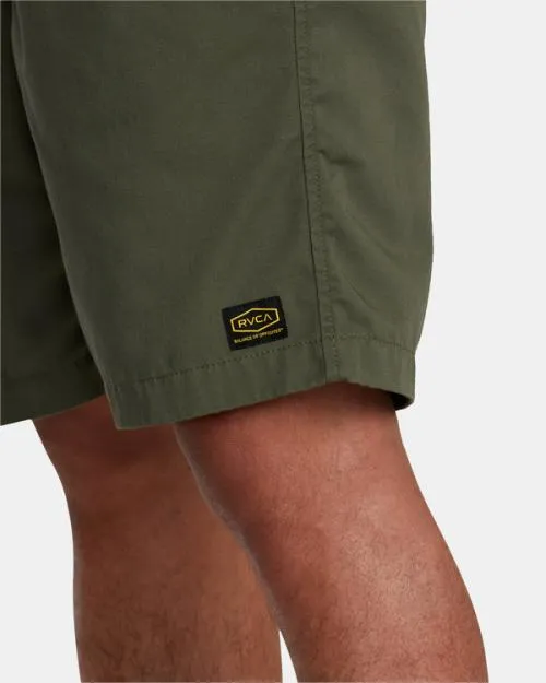 Rvca Recession Collection Americana Elasticized 20034 Shorts Olive Men Shorts and Hybrids