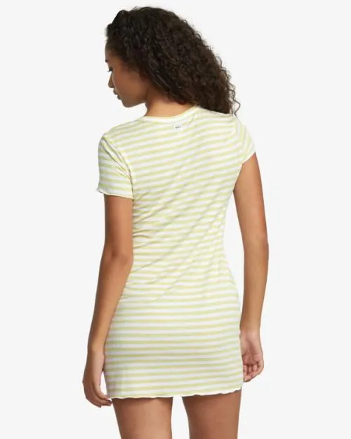 Rvca Rover TShirt Dress Golden Women Dresses and Rompers