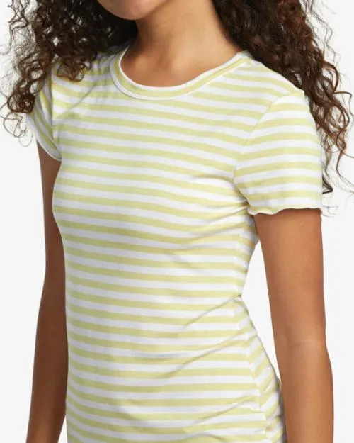 Rvca Rover TShirt Dress Golden Women Dresses and Rompers