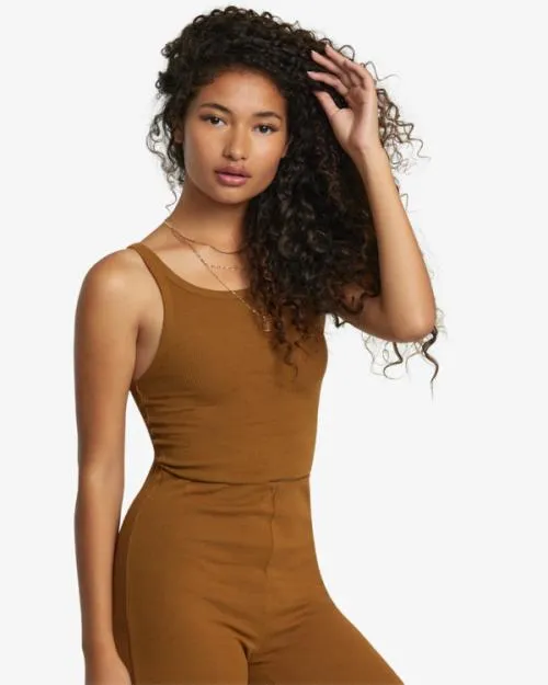 Rvca Slide Tank Top Sienna Women Tops