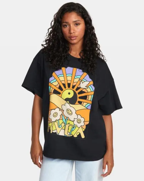 Rvca Someday TShirt Rvca Black Women Tees and Tanks