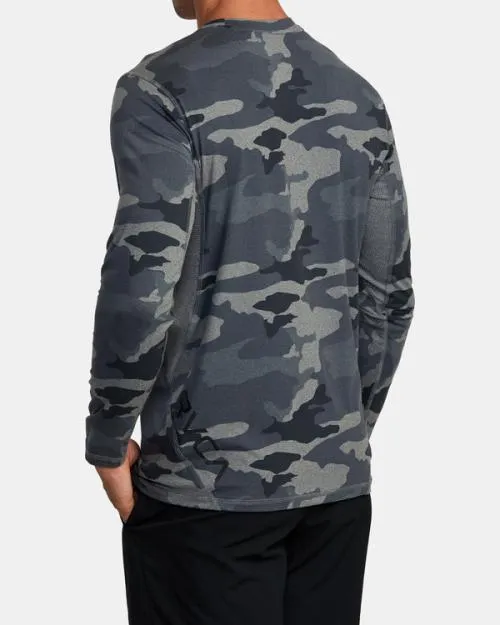 Rvca Sport Vent Long Sleeve Tee Camo SportMen Tees and Tanks