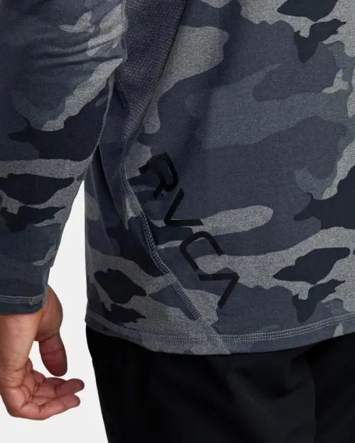 Rvca Sport Vent Long Sleeve Tee Camo SportMen Tees and Tanks