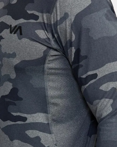 Rvca Sport Vent Long Sleeve Tee Camo SportMen Tees and Tanks
