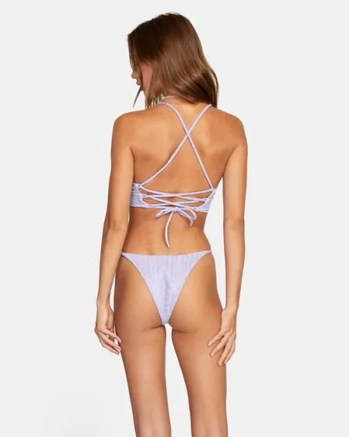 Rvca Stardust French Bikini Bottoms Violet Women Bikini Bottoms