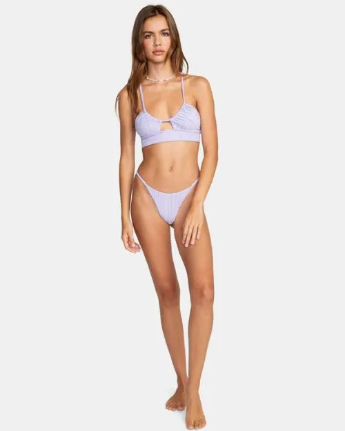 Rvca Stardust French Bikini Bottoms Violet Women Bikini Bottoms