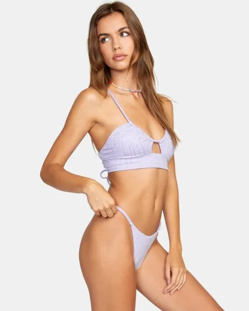 Rvca Stardust French Bikini Bottoms Violet Women Bikini Bottoms