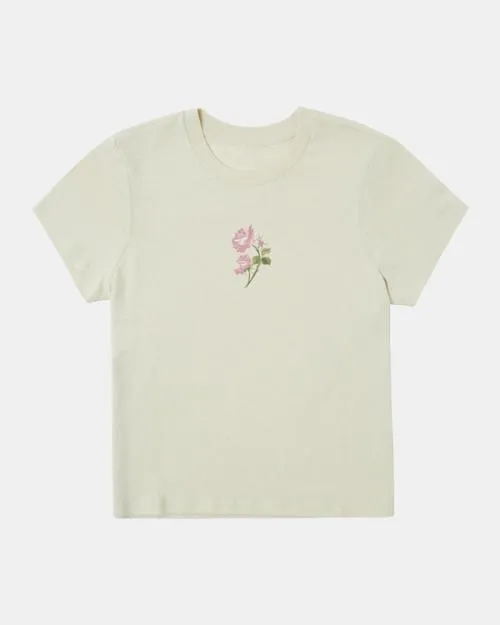 Rvca Stay Wild TShirt Latte Women Tees and Tanks