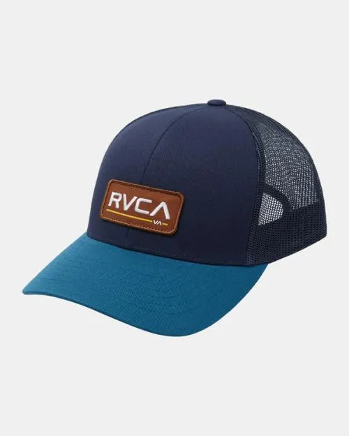 Rvca Ticket Trucker III Hat Navyteal Men Hats and Beanies
