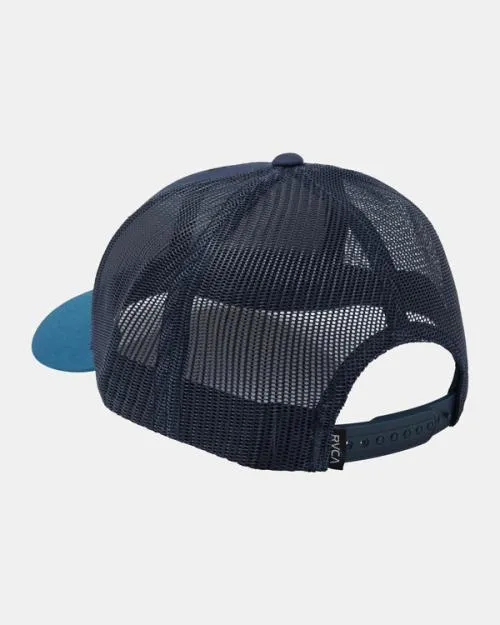 Rvca Ticket Trucker III Hat Navyteal Men Hats and Beanies