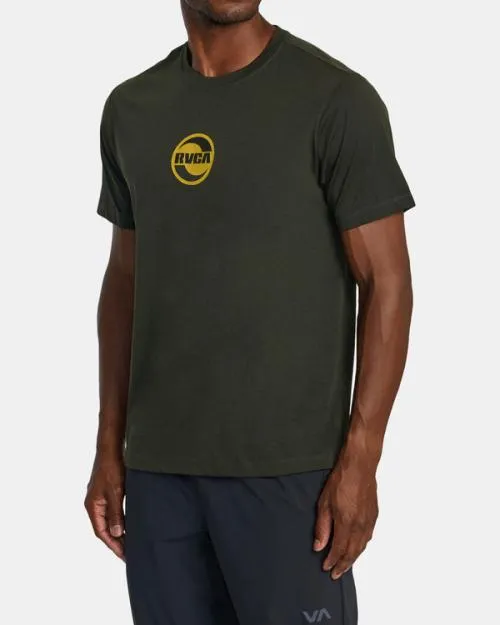 Rvca Twist TShirt Military SportMen Short Sleeves