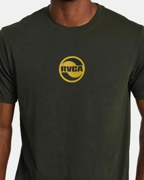Rvca Twist TShirt Military SportMen Short Sleeves