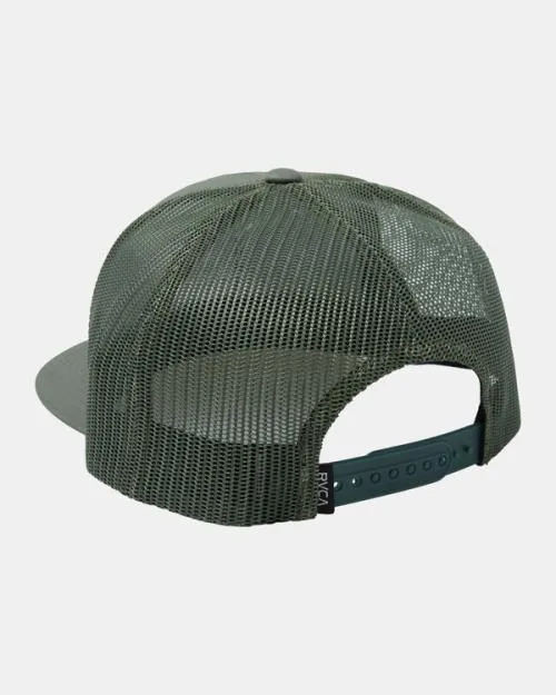 Rvca VA All The Way Trucker Hat Jade Men Hats and Beanies