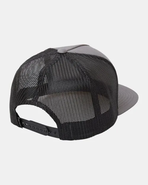 Rvca VA ATW HAWAII PATCH TRUCKER Grey Men Hats and Beanies Rvca VA ATW HAWAII PATCH TRUCKER Grey Men Hats and Beanies