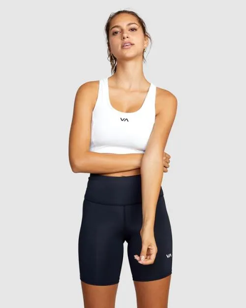 Rvca VA Essential Bike Shorts 7034 Black SportWomen Athletic Shorts