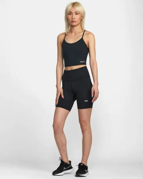 Rvca VA Essential Bike Shorts 7034 Black SportWomen Athletic Shorts