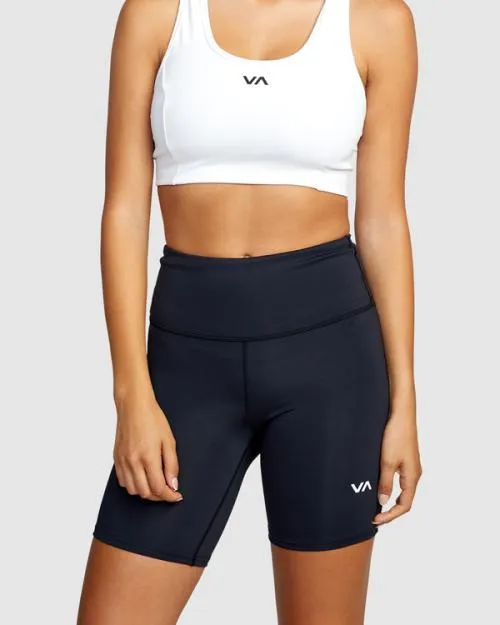 Rvca VA Essential Bike Shorts 7034 Black SportWomen Athletic Shorts