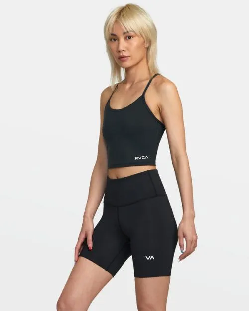 Rvca VA Essential Bike Shorts 7034 Black SportWomen Athletic Shorts