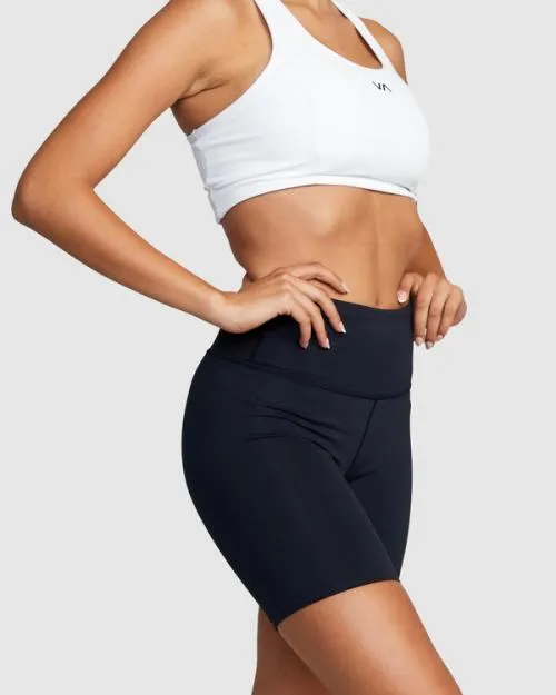 Rvca VA Essential Bike Shorts 7034 Black SportWomen Athletic Shorts