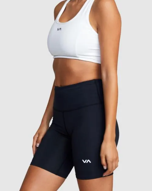Rvca VA Essential Bike Shorts 7034 Black SportWomen Athletic Shorts