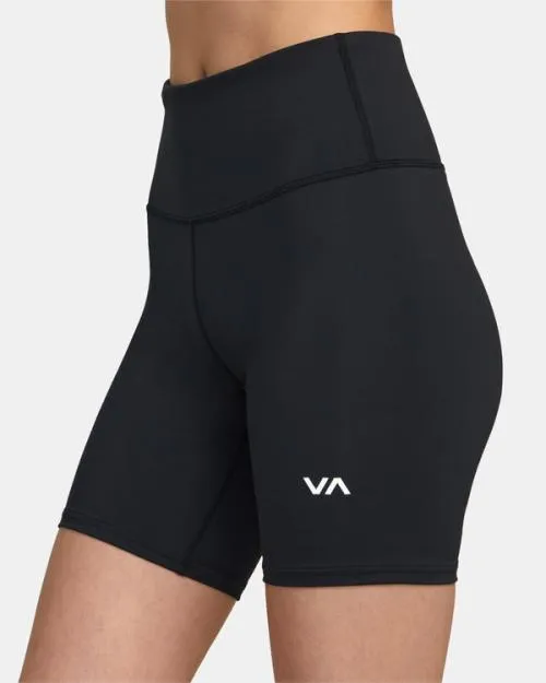 Rvca VA Essential Bike Shorts 7034 Black SportWomen Athletic Shorts