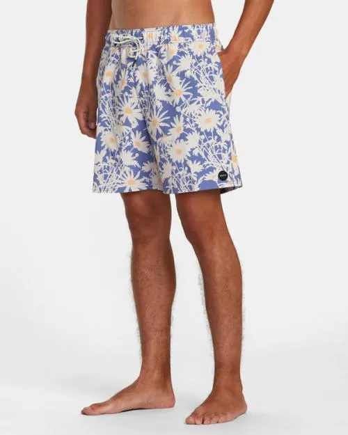 Rvca VA Pigment Elastic Waist Boardshorts 17034 Coast Men Boardshorts
