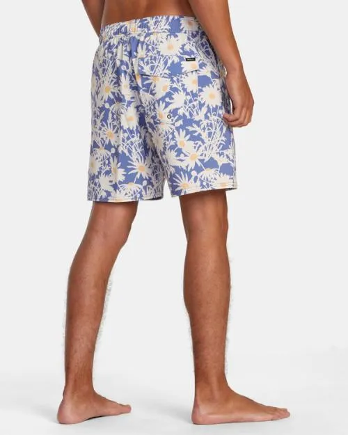 Rvca VA Pigment Elastic Waist Boardshorts 17034 Coast Men Boardshorts