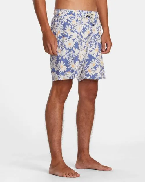 Rvca VA Pigment Elastic Waist Boardshorts 17034 Coast Men Boardshorts