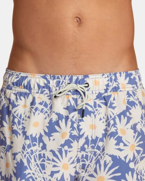 Rvca VA Pigment Elastic Waist Boardshorts 17034 Coast Men Boardshorts